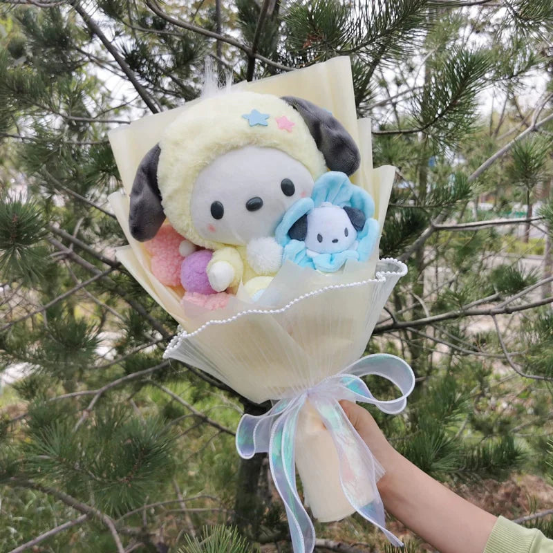 Sanrio Flower Plushie Bouquet-Luxandluxy