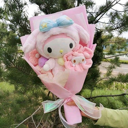 Sanrio Flower Plushie Bouquet-Luxandluxy