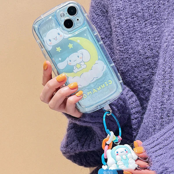 Sanrio Honor Phone Case With Keychain-Luxandluxy