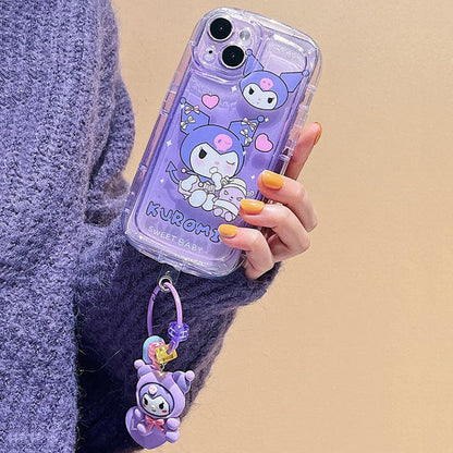 Sanrio Honor Phone Case With Keychain-Luxandluxy