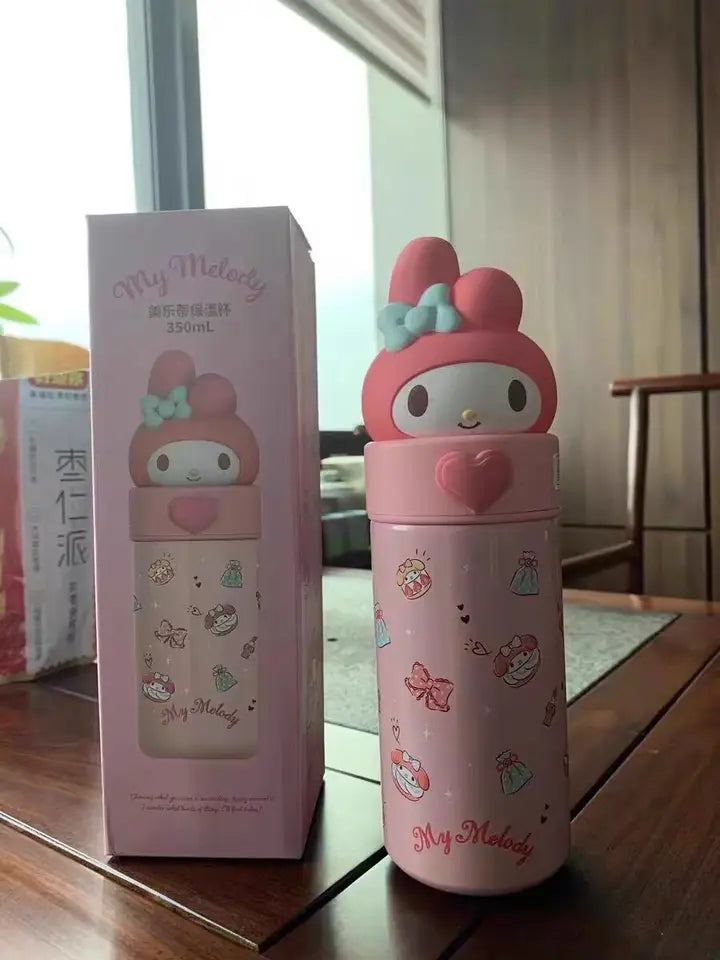 Sanrio Thermos Water Bottle-Luxandluxy