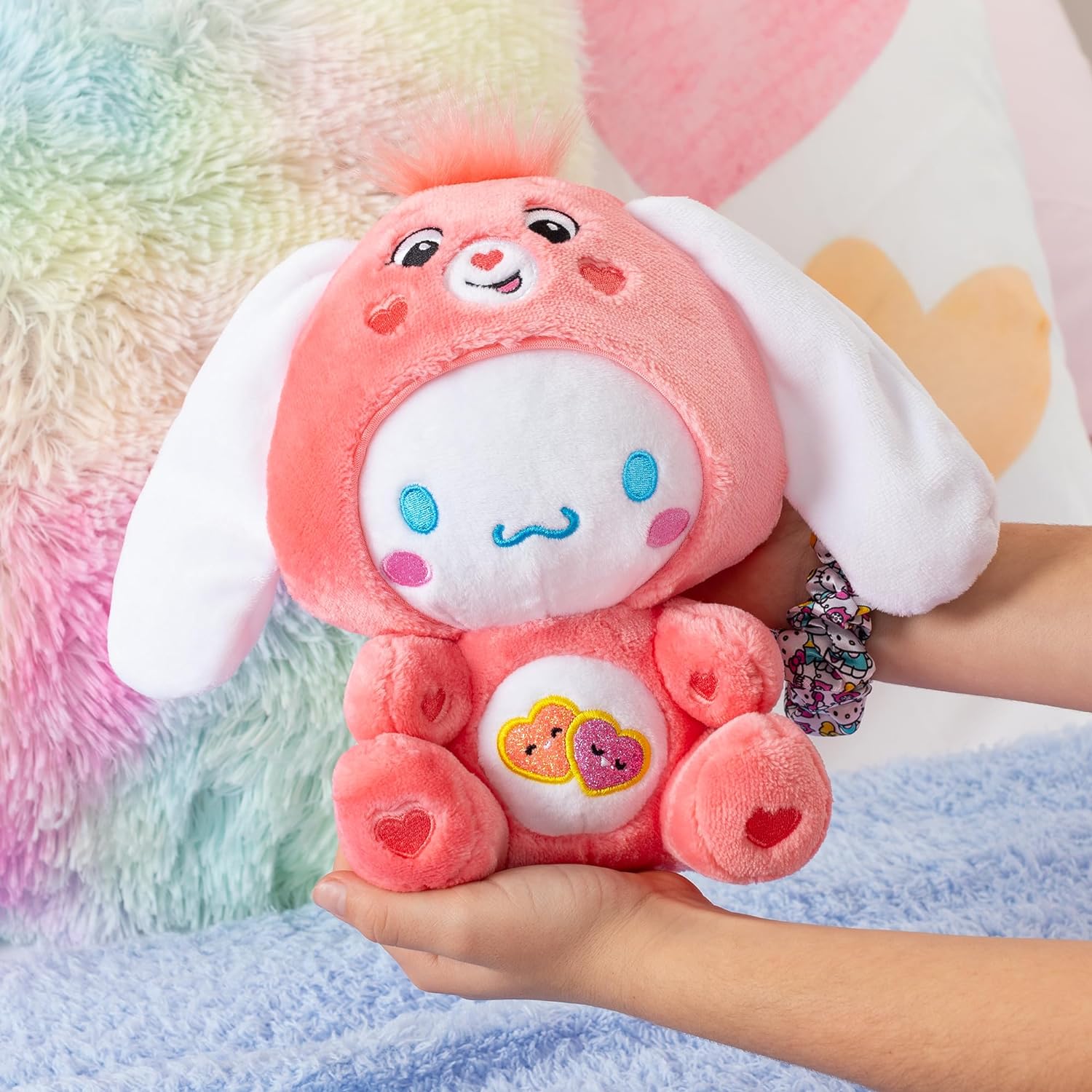 Sanrio Wearing Care Bear Plush-Luxandluxy