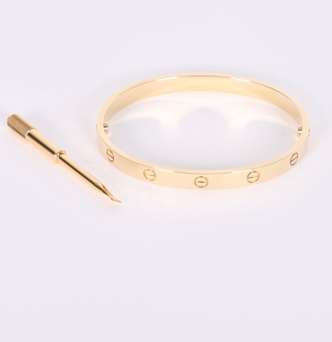 Screw Cuff Bangle Love Bracelet-Luxandluxy