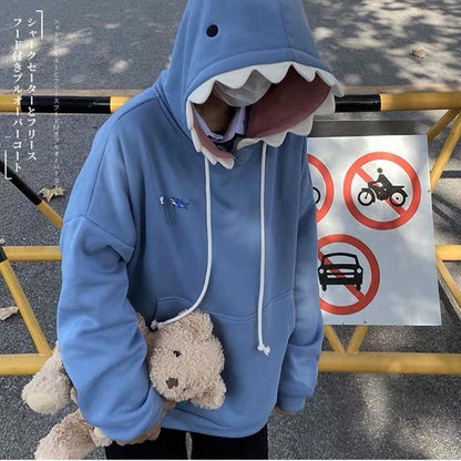 Shark Hoodie-Luxandluxy