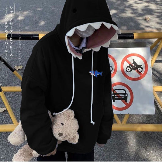 Shark Hoodie-Luxandluxy