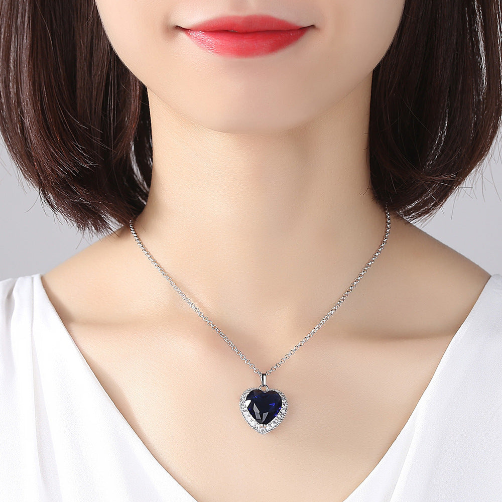 Silver Birthstones Necklace-Luxandluxy