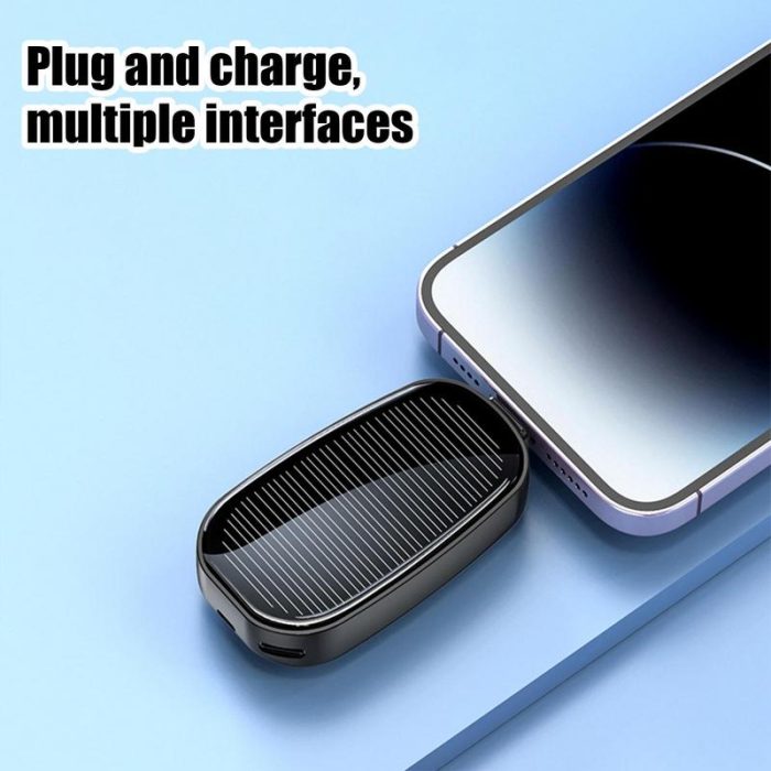 Solar Keychain Powerbank-Luxandluxy