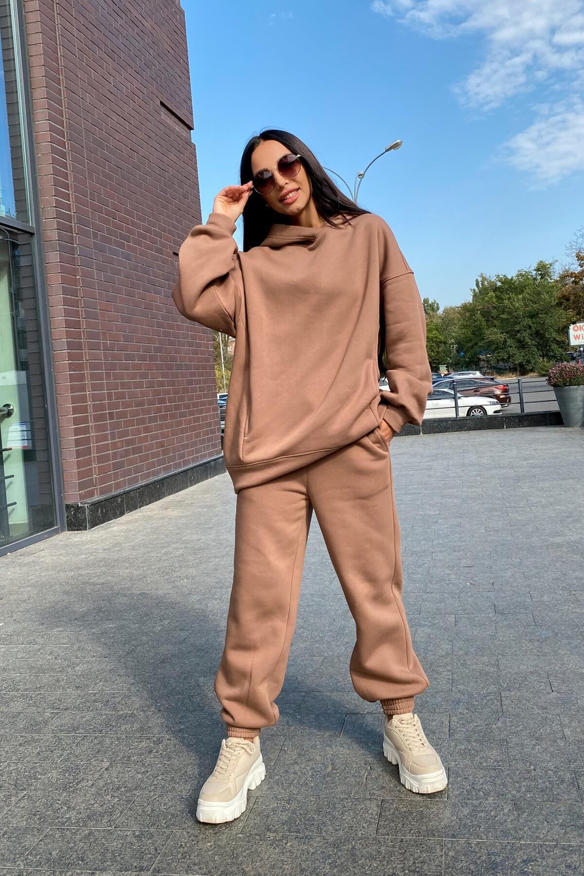 Solid Color Hoodie Outfit-Luxandluxy