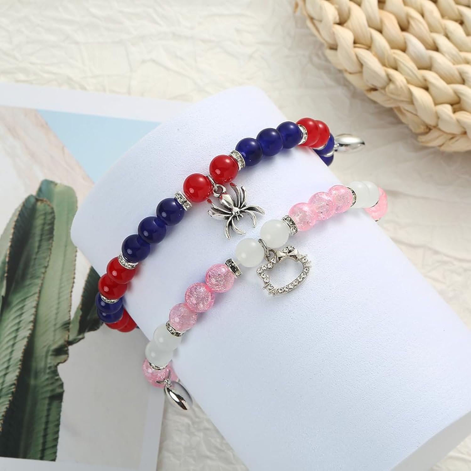 Spidey & Hello Kitty Magnetic Couples Bracelets – Luxandluxy