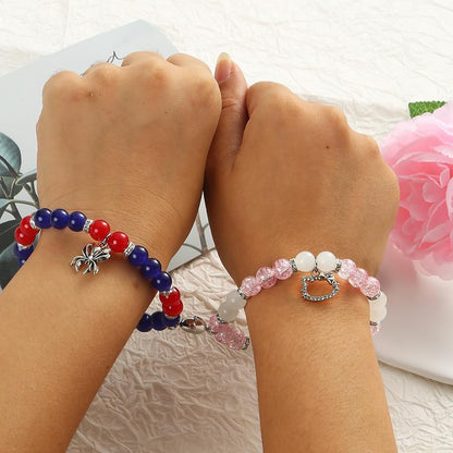 Spidey & Hello Kitty Magnetic Couples Bracelets-Luxandluxy