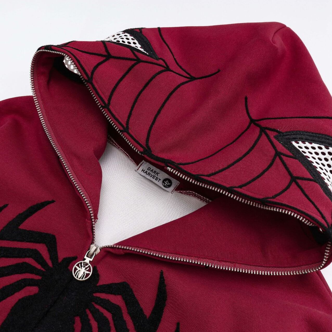 Spidey Web Full Zip Up Hoodie-Luxandluxy