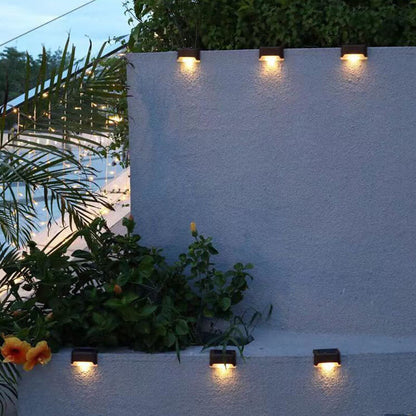 Stairs Railings Fence Solar Light-Luxandluxy