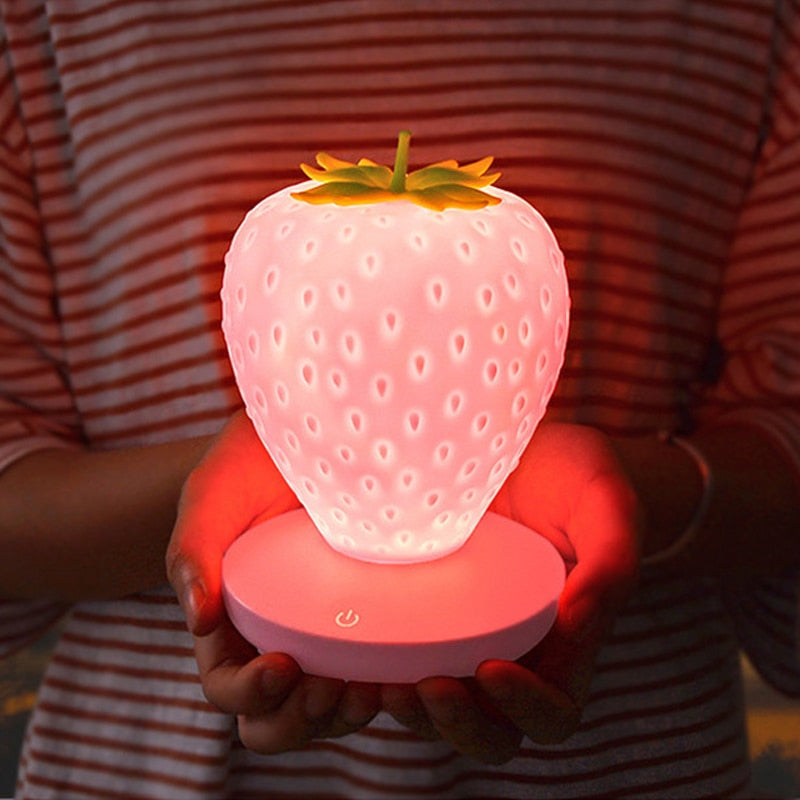 Strawberry Night Light-Luxandluxy