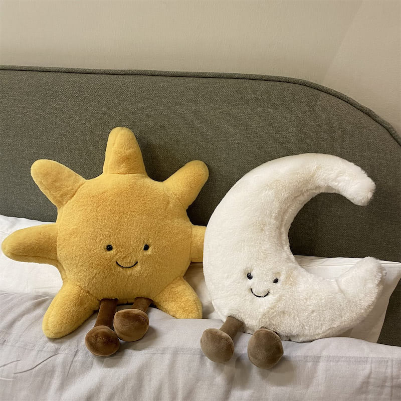 Sun & Moon Happy Plush-Luxandluxy