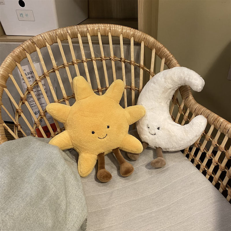 Sun & Moon Happy Plush-Luxandluxy