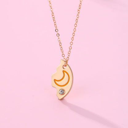 Sun Moon Star Pendant 3pcs BFF Necklaces-Luxandluxy