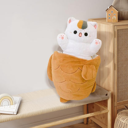 Taiyaki Cat Plush-Luxandluxy