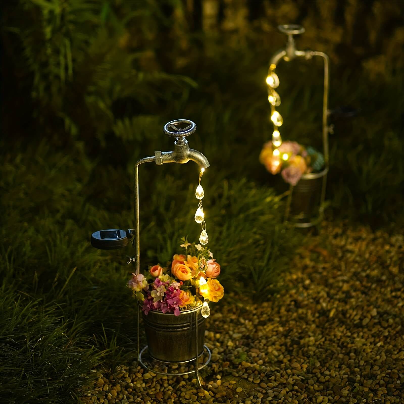 Tap Water Drops Solar Light-Luxandluxy