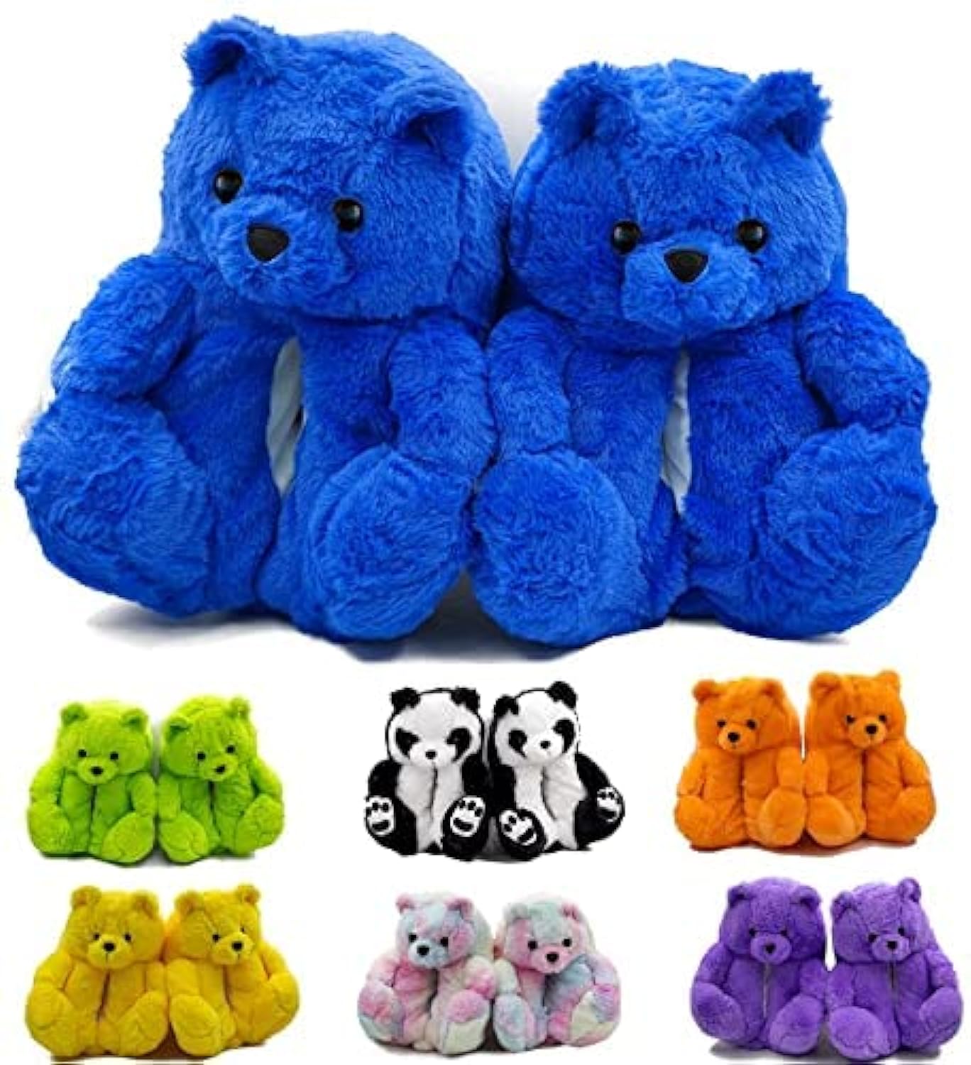 Teddy Bear Slippers-Luxandluxy