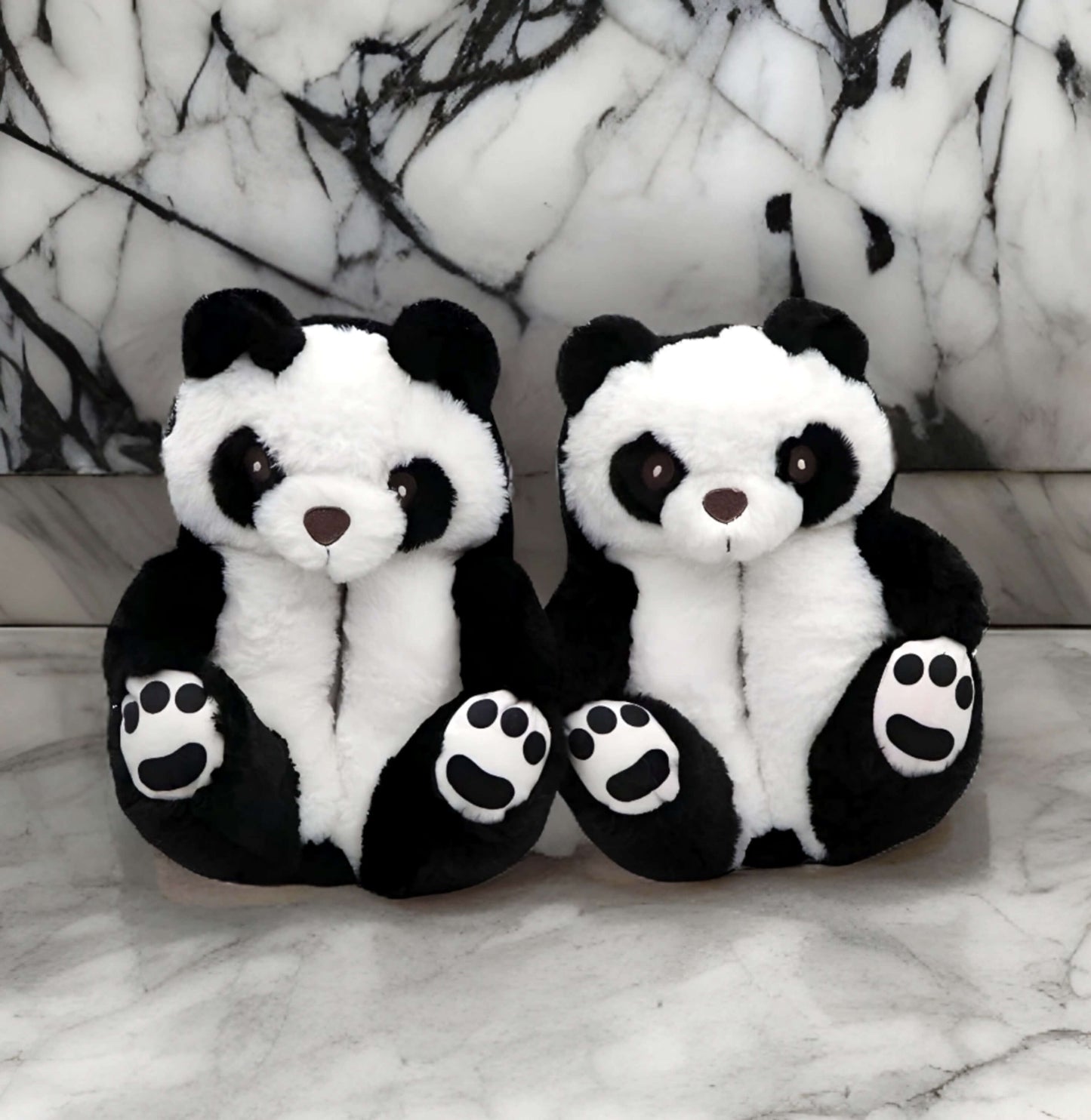 Teddy Bear Slippers-Luxandluxy