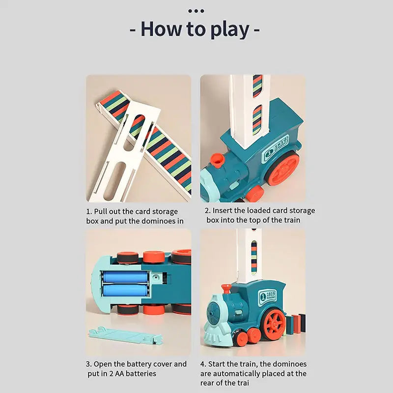 Train Domino Maker-Luxandluxy