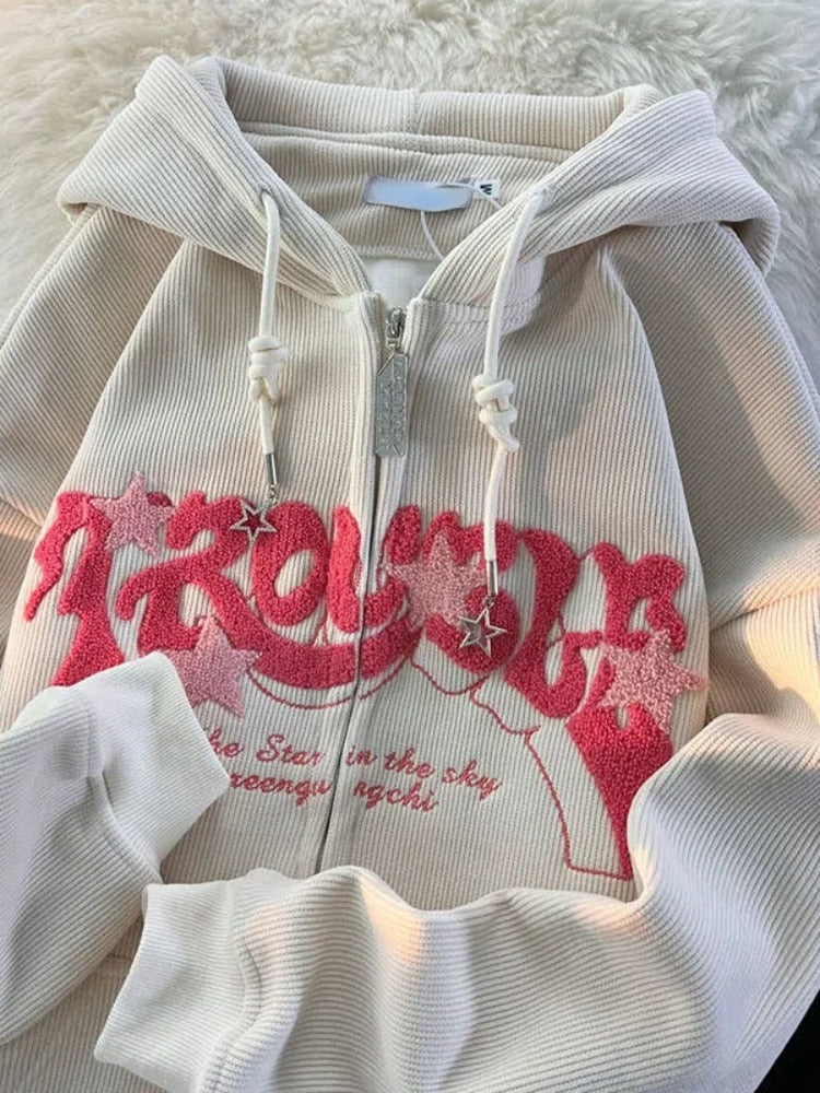 Trouble Hoodie-Luxandluxy