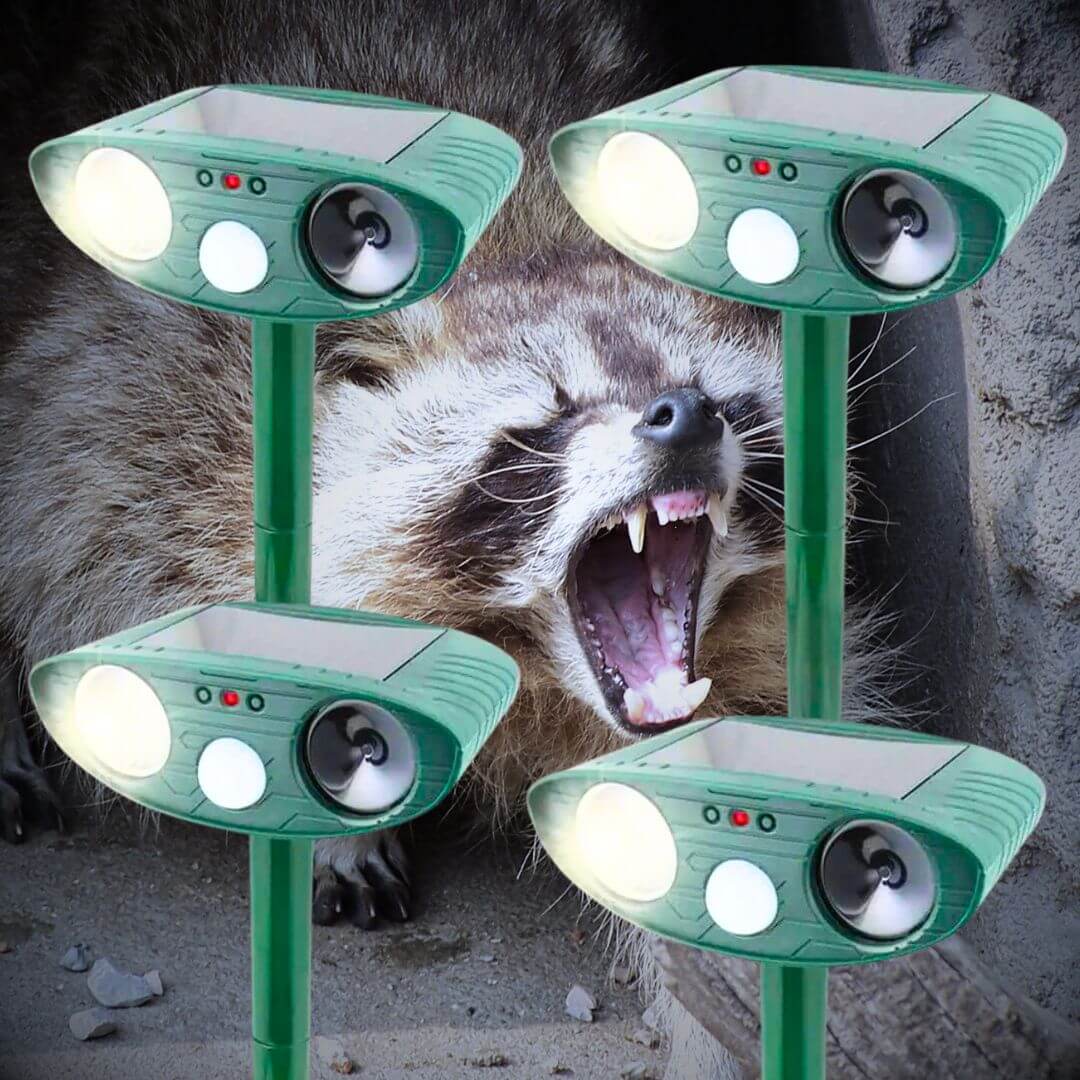 Ultrasonic Racoon Repeller-Luxandluxy