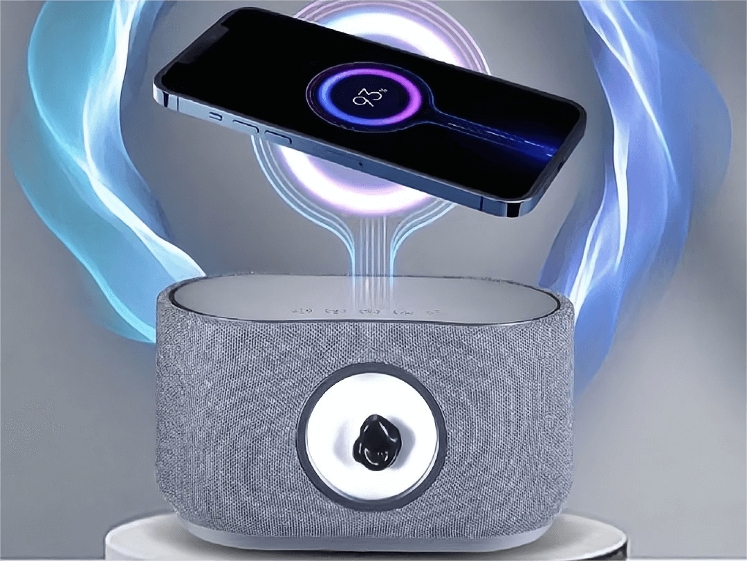 Venom Magnetic Fluid Wireless Charging Speaker-Luxandluxy