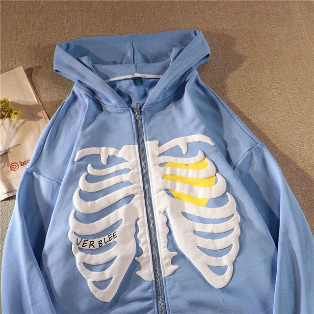 Ver Blee Rib Cage Hoodie-Luxandluxy