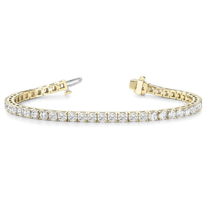 Vermeil Medium Tennis Bracelet-Luxandluxy