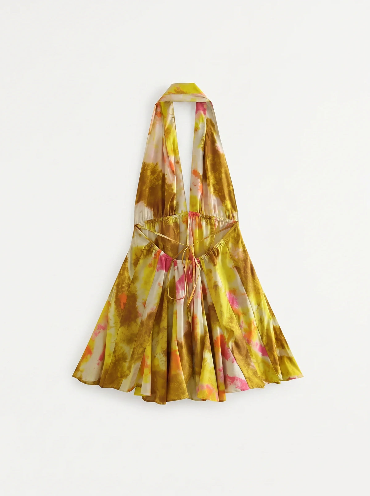 Multicoloured Short Printed Dress