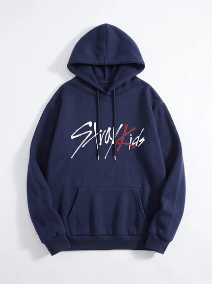 Stray Kids Solid Plain Hoodie