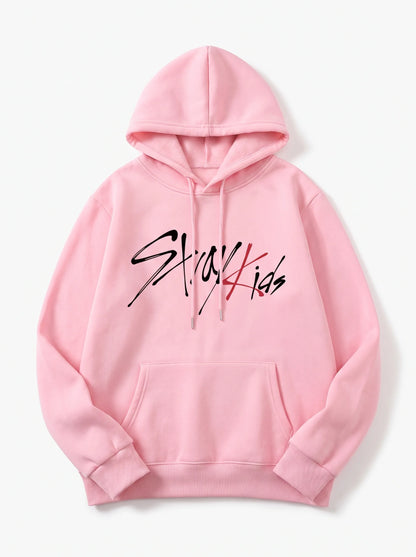 Stray Kids Solid Plain Hoodie