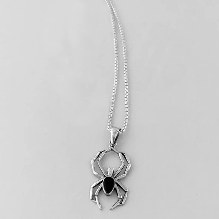 Y2k Spider Necklace-Luxandluxy