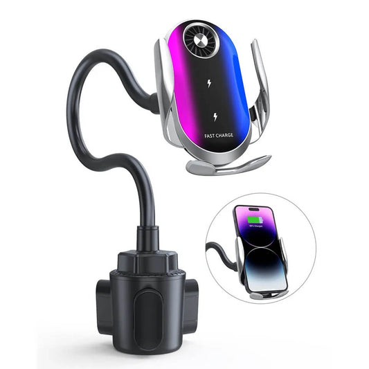 Z Flip 5 & 4 Cup Holder Car Mount Charger-Luxandluxy