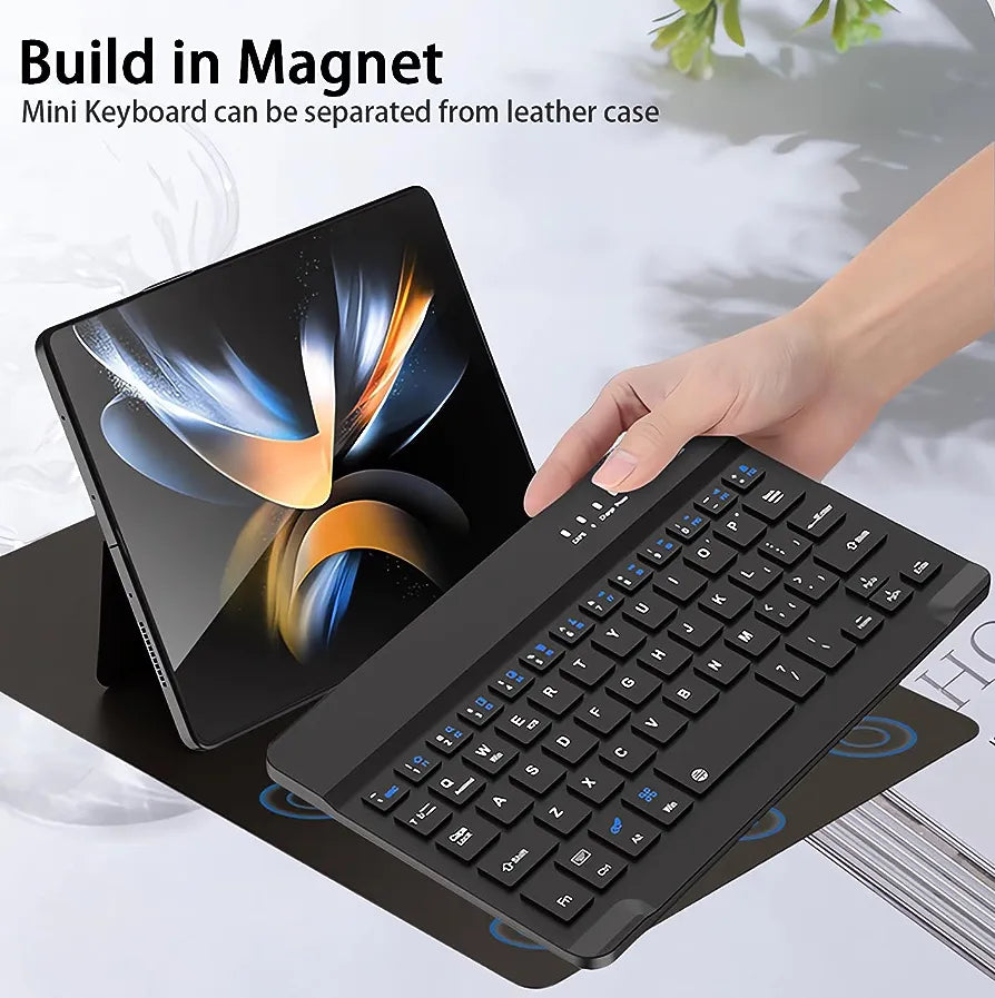 Z Fold Keyboard Case with Mouse - Luxandluxy