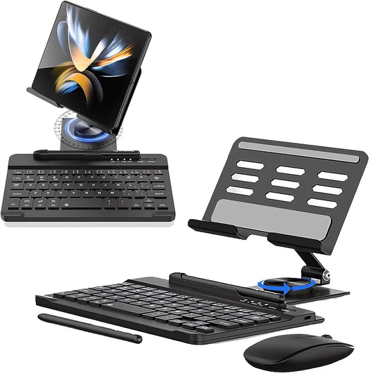 Z Fold Stand, Keyboard, Mouse, and Pen - Luxandluxy