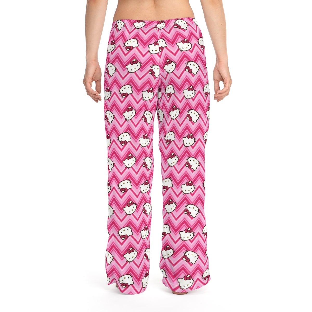 Zigzag Hello Kitty Pajama Pants-Luxandluxy