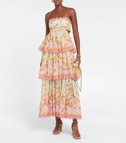 Zimmermann Laurel Frill Dress-Luxandluxy