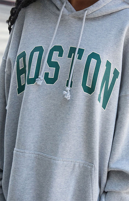 Boston Grey Hoodie