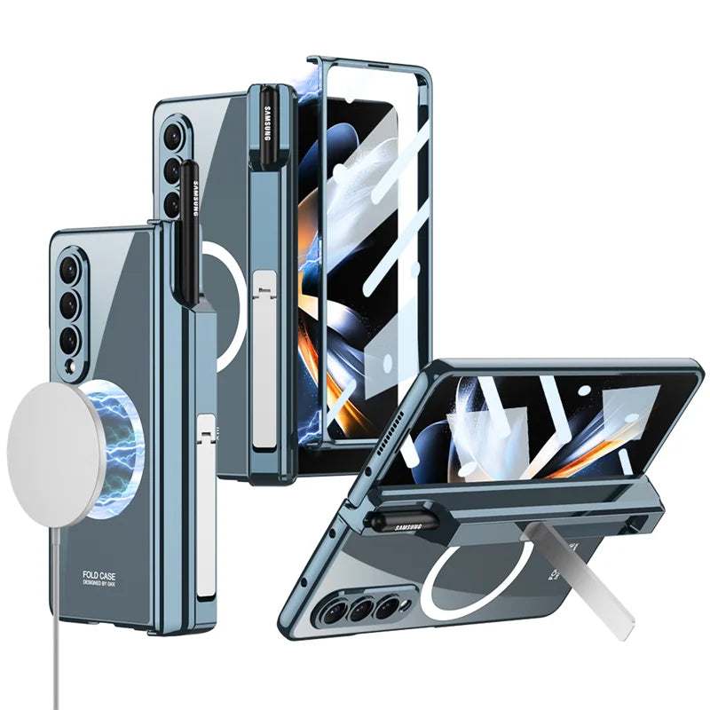 Magsafe Case Samsung Galaxy Z Fold 4 3 - Luxandluxy
