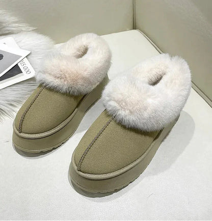 Casual Ankle Fur Shoes