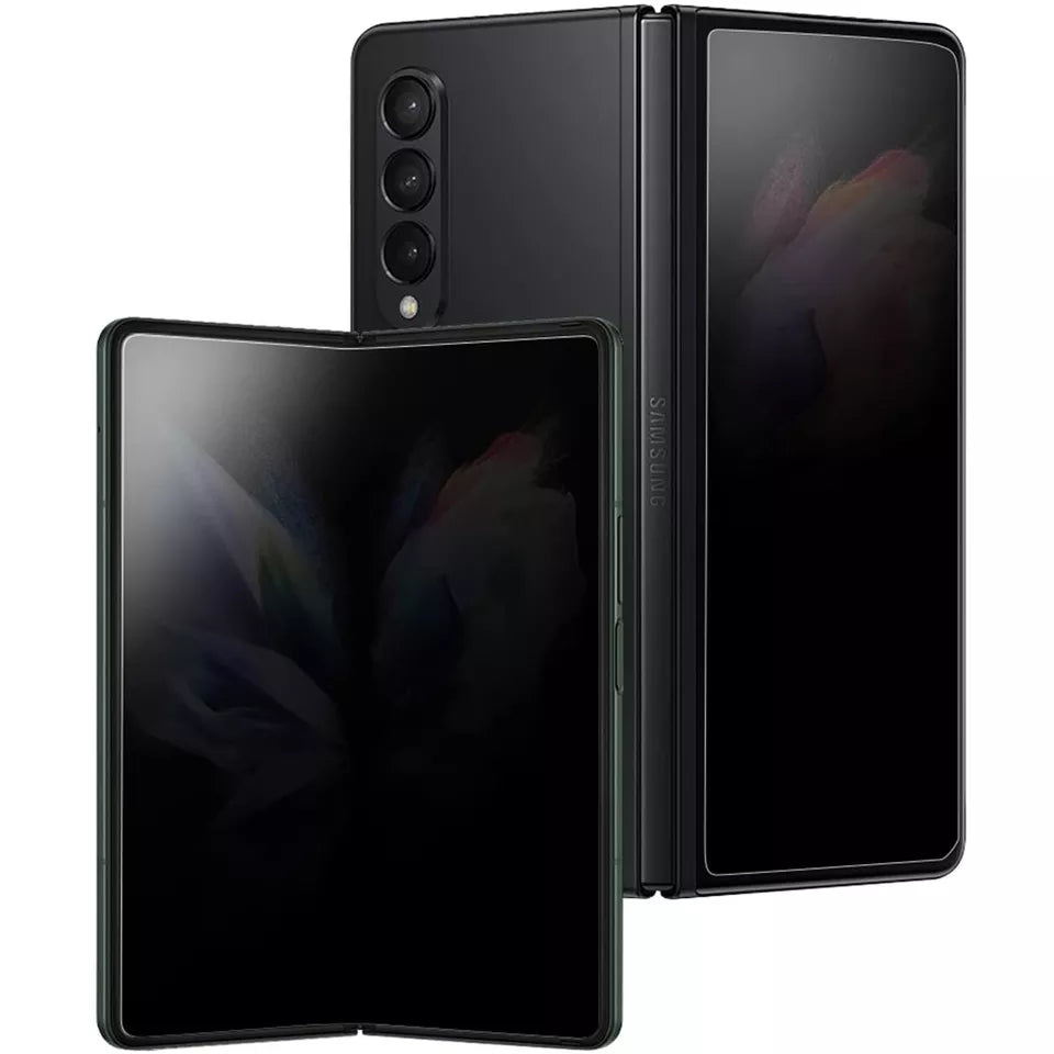 Anti Peep Privacy Front and Back Screen Protector Samsung Galaxy Z Fold 4 3 - Luxandluxy