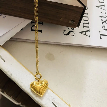 Barbie Gold Heart Necklace
