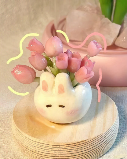 Bunny Ceramic Gel Flowers